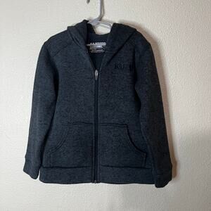 KUIU base Camp high loft sweater fleece zip up hoodie KIDS SMALL 7/8